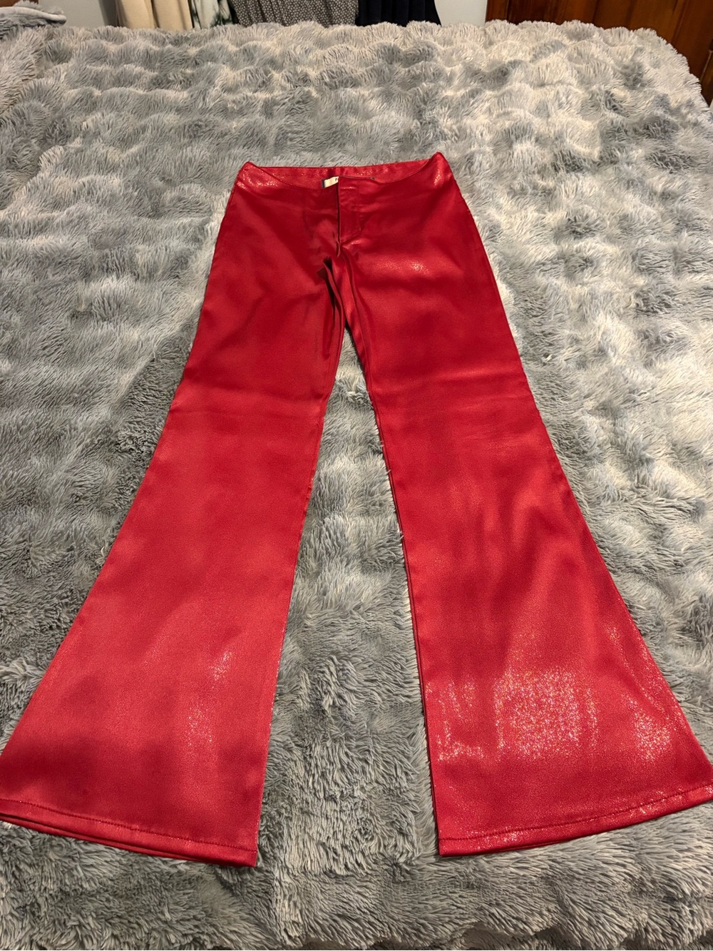 Y2K Paris Blues Shimmer Pants